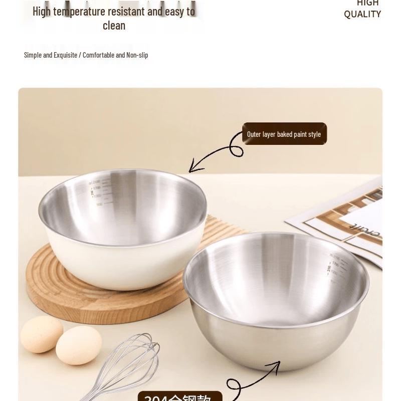 Handon 316 Stainless Steel Food Grade Salad Bowl