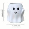Halloween Decorative White Ghost Ornaments, Cute Party Yard Desk Decor, Study Room Tabletop Figurine Gift