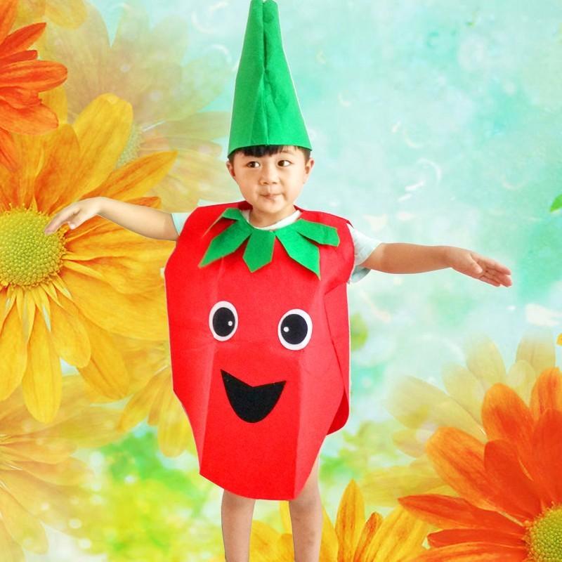 

Детская фруктовая одежда Овощи / Цветы / Дыни и фрукты Сценическая одежда Показ мод free size（100-135）