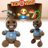 Kick The Buddy Plush Toy Crystal Soft Fur, Brown, 30cm Height, Pp Cotton Filling