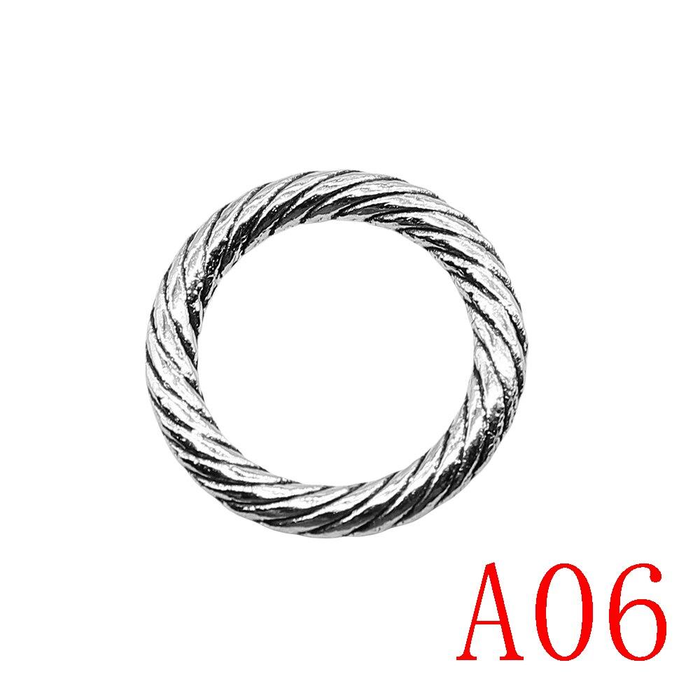 Big Circle Charms For smykker Making Accessori Decor Diy