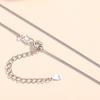 S925 Sterling Silver Clavicle Chain Female Simple Temperament Box Necklace Female Korean Style Sweater Chain Pendant Women Gift