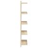 Wall Shelf 2 pcs Sonoma Oak 30 x 15 x 100 cm Engineered Wood