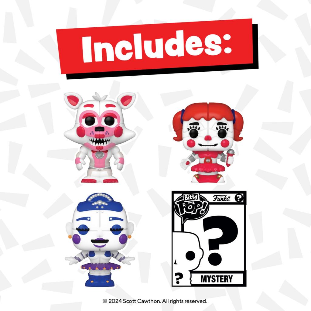 Five Nights at Series 1 Figure Funko Bitty FNAF Funko Freddy's POP!