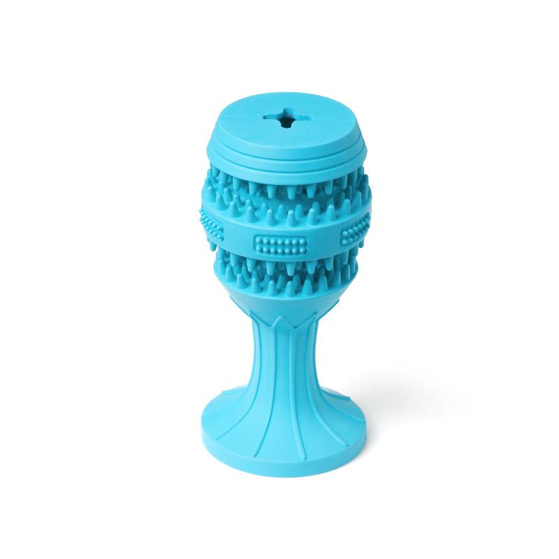 High-footed Cup Medium-sized Dog Toy Interactive Training, Grinding Teeth, Hiding Food, Natural Rubber Dog Toy That Can't Be Bitten Through