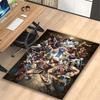 1pc Fantasy Warrior Army Printed Chair Rug for Home Office Use, Living Room Kitchen Game Room Area Carpet