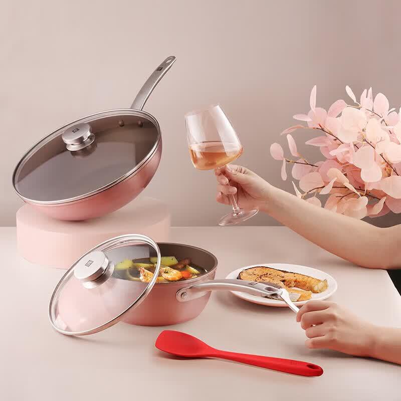 ZWILLING Enjoy Pink Cookware 3-Piece Set