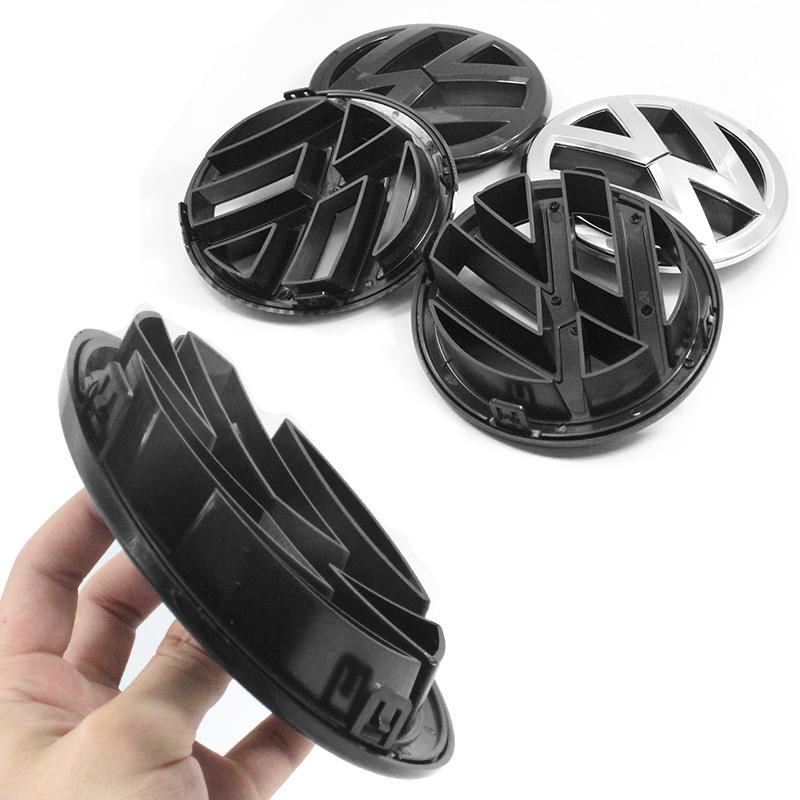For VW Volkswagen Jetta MK5 Golf 1Pc 56D853630C 135mm 113mm Volkswagen Car Logo Front Bonnet Hood Rear Tail Trunk Emblem For VW