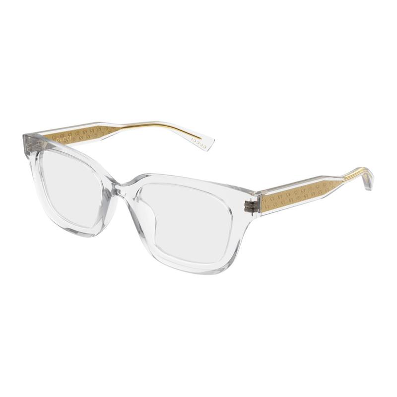 Gucci Optical Glasses Integrated Nose Pads Acetate 004 (transparent Frame/transparent Lens) 49-20-145 Dust Bag + Glasses Case (random Color)
