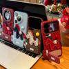 Douyin Hot-selling Application Apple 17 New Year's Mobile Phone Case Autumn and Winter Embroidery Knitted Pony Xiaomi 17 Bracket Protective Case