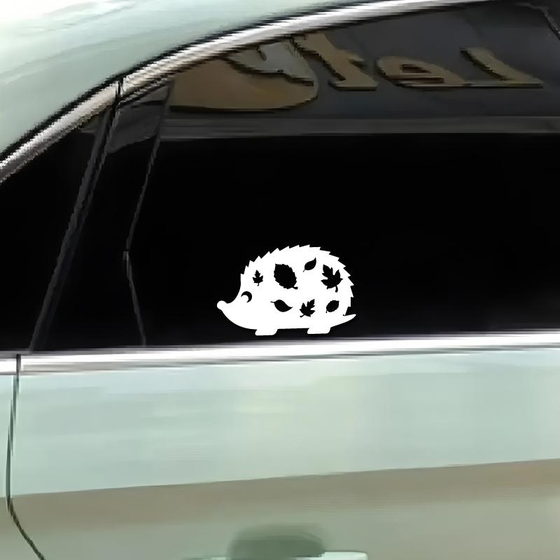 Adesivi riccio Decalcomanie & Paraurti Adesivi autunnali Adesivi riccio Riccio carino adesivi per auto Riccio impermeabile adesivi per auto