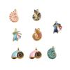 Stainless Steel Charm Handmade Keychain Pendant Conch Shape Decorative Pendant Craft Accessories Corrosion Resistant