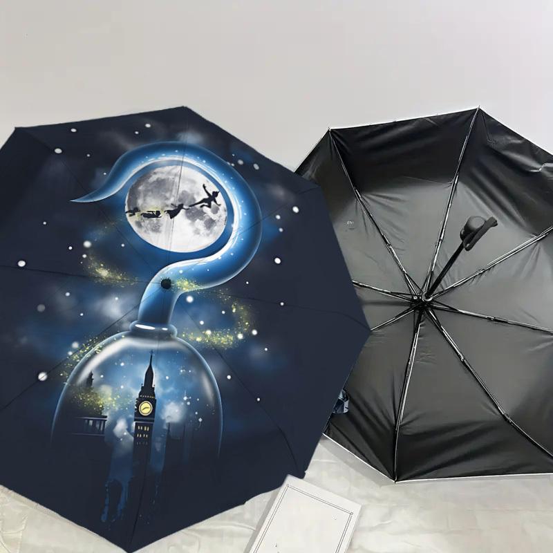 1pc Moonlight Fantasy Themed Umbrella for Men & Women, Valentine's Day Christmas Decorative Umbrell048