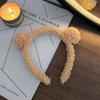 New Cute Plush Bear Ear Hair Bands Women Home Wash Face Make-up Non-slip Headband Girl Versatile Daily Hair Accessories