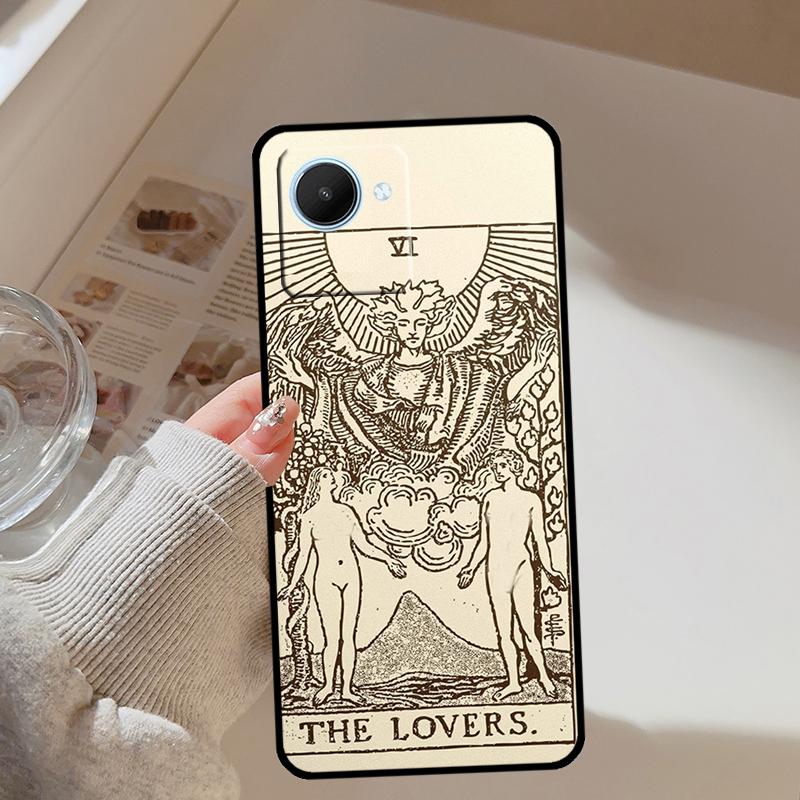 Tarot Card Astrology Sun Moon Lover For Realme C67 C75 C61 C55 C53 C51 C21Y C25S GT 7 Pro 5 6 GT 6T 10 11 12 13 14 Pro Plus Case