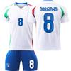2425 European Cup Italy Football Jersey No. 14 No. 18 No. 3 Adult Youth Kids Cross-Border Export