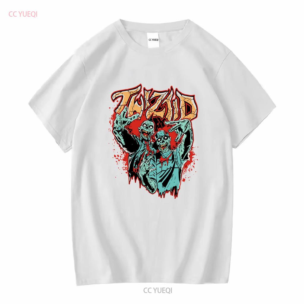 Twiztid Zombie T-Shirt vintage gewaschen leicht bequem dehnbar Unisex stilvoll Mode vielseitig weich Streetwear