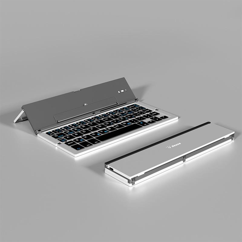 Universal Aluminum Folding Bluetooth Keyboard for Mobile Phone and Tablet