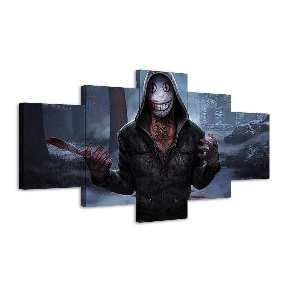 No Framed 5 Panel The Legion Dead By Daylight Games HD Wall Art Canvas Posters Pictures Paintings Home Decor for Living Room