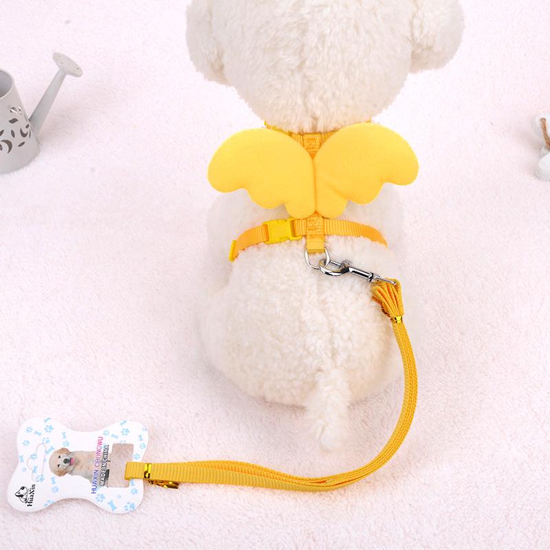Small Pet Harness with Angel Wings - Multiple Colors Available