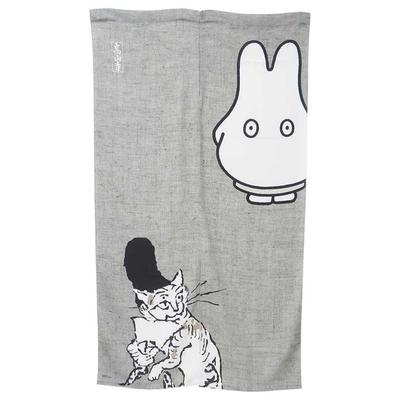 Marimo Craft Miffy X Choju Giga Curtain B, Approx. W850 X H1470mm DBC-294