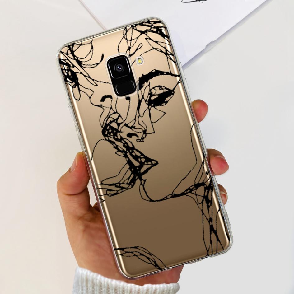 Für Samsung Galaxy A8 2018 / A8 Plus 2018 Hülle A530F A730F Silikonhülle Beliebte Pusteblumen Hülle Weiche TPU Handyhülle Schutzhülle
