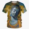 Fashion 3D Printed T Shirt Men's Religion Pattern Tees Summer Round Neck Tops Tees Oversize Short Sleeves T-shirt Size XS-6XL