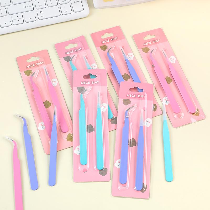 Handmade DIY Sticker Tweezers - Multifunctional Macaron Clips for Journaling