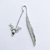 1 Pcs Creative Feather Deer Head Bat Metal Luminous Bookmarks School Kawaii Stationery Gift Escolar Label Supplies
