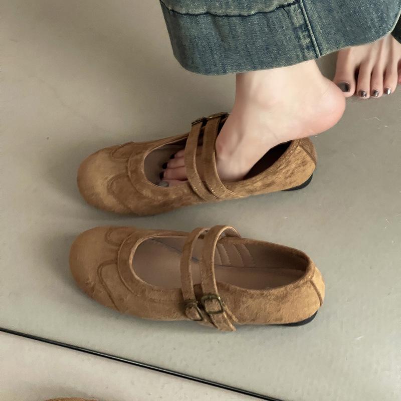 Fashion retro style Mori Mary Jane shoes women's 2025 spring and autumn new French retro single shoes with skirts and small leather shoes