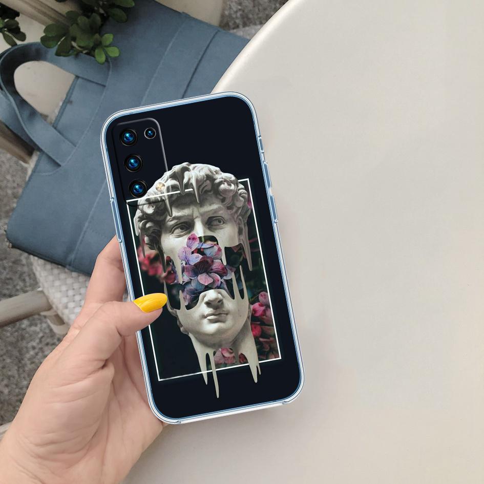 PP25 David Statue funny Phone Case for Motorola Moto Edge 20 30 40 50 S30 Fusion Ultra Pro Neo Lite + G200 G23