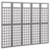 Vidaxl 5-Panel Room Divider/Trellis, Fir Wood, 201.5X180Cm