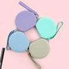 Morandi Color Semicircle Silicone Cosmetic Bag Rectangle Small Item Bag  Outdoor