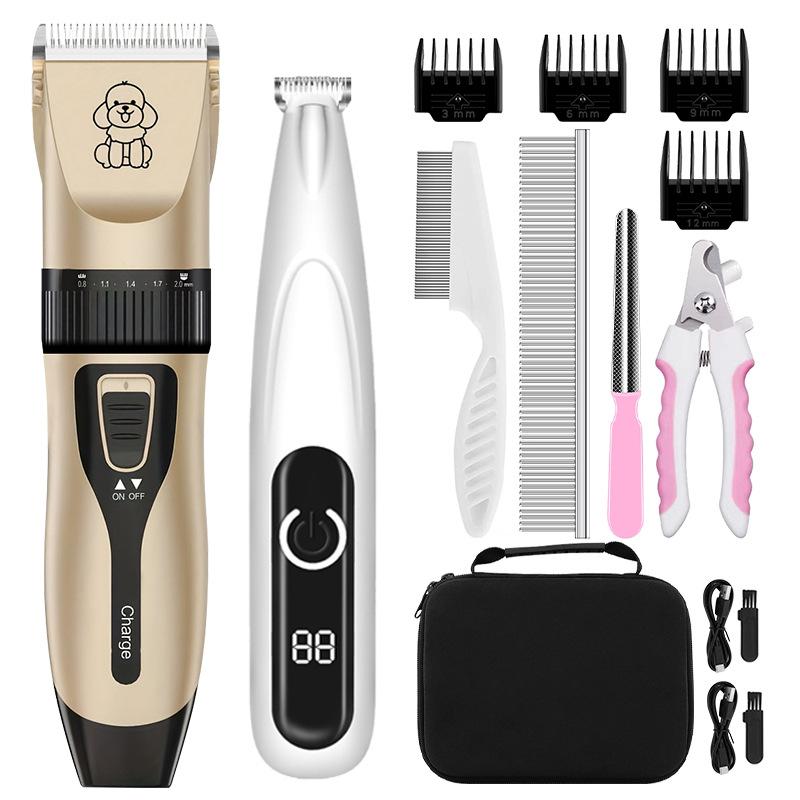 New Style Dog Hair Clipper Pet Electric Clipper Teddy Cat Dog Hair Clipper Professional Electric Hair Clipper Set