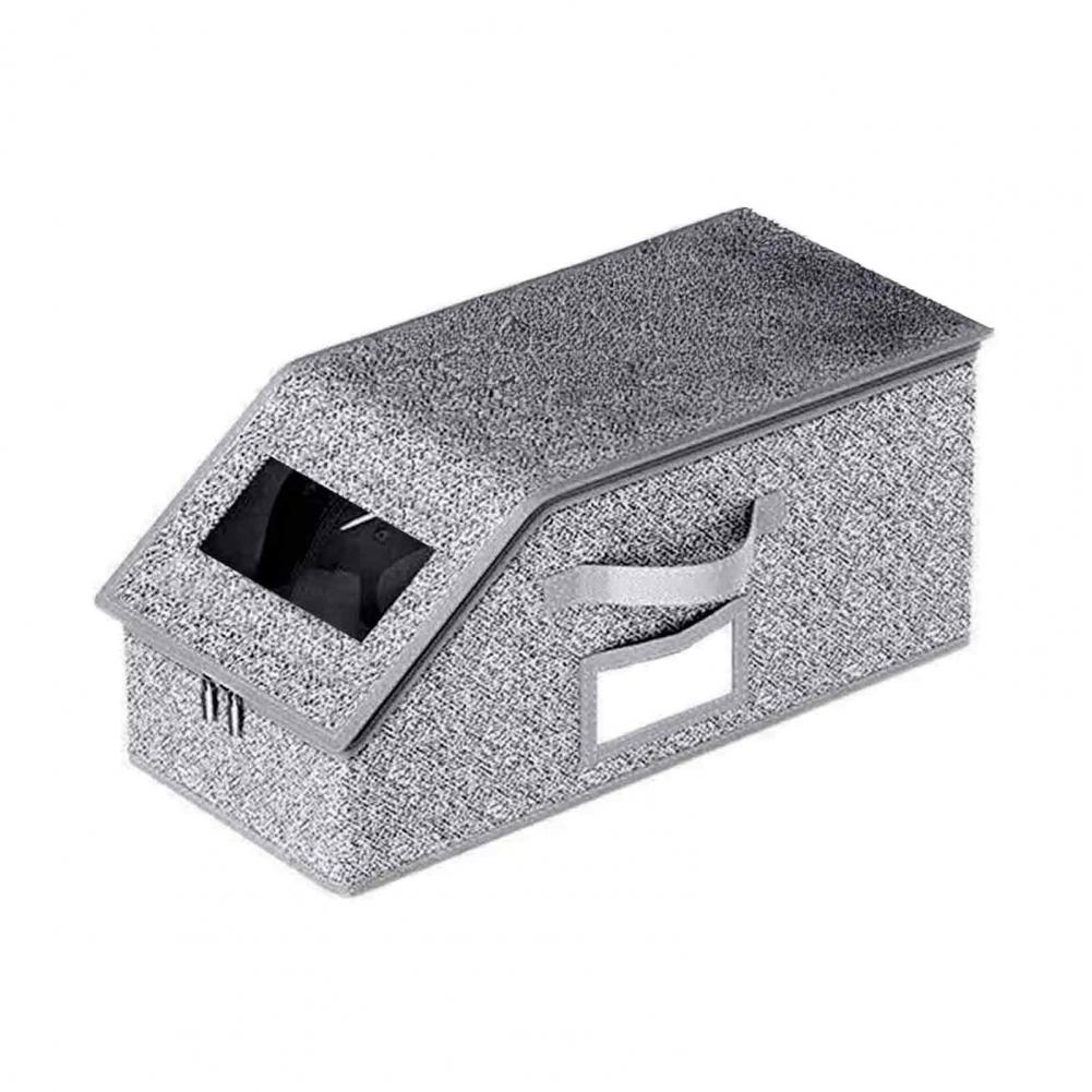 

Складаний тримач для зберігання кепок, коробка для кепок на блискавці, органайзер для бейсболок з прозорим вікном, пилонепроникна коробка для зберігання капелюхів для кепок