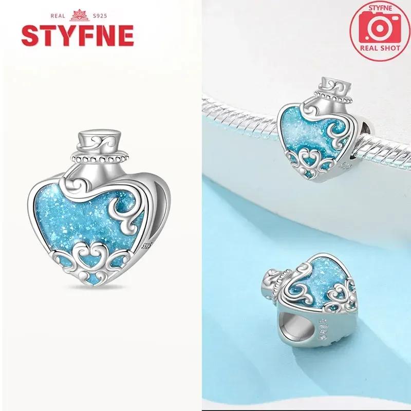Women Bracelet Diy Fine Jewelry Gifts Original Charms Beads Copper Ocean Series Blue Turtle Starfish Shell Pendants