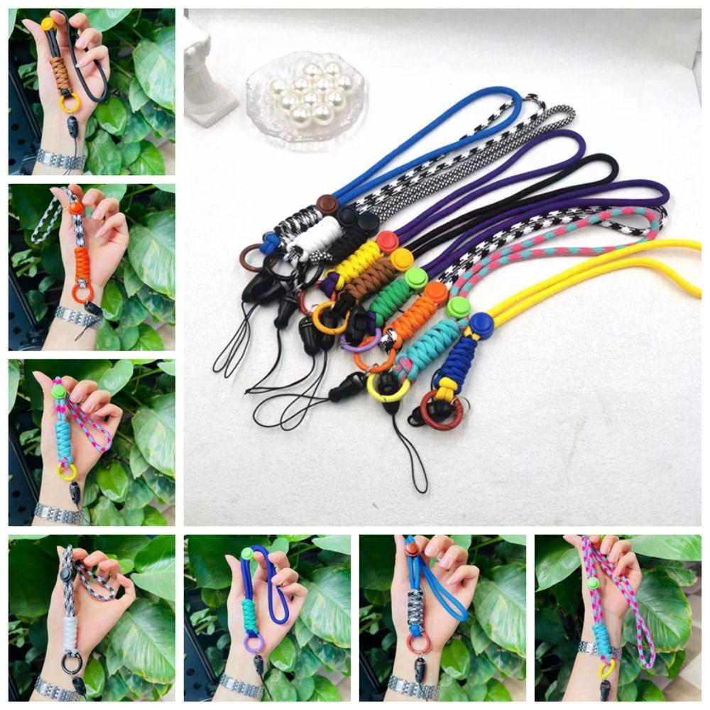 

Two-color Hanging Rope Braided Cellphone Lanyard Two-color Hand Rope for Phone Hanging