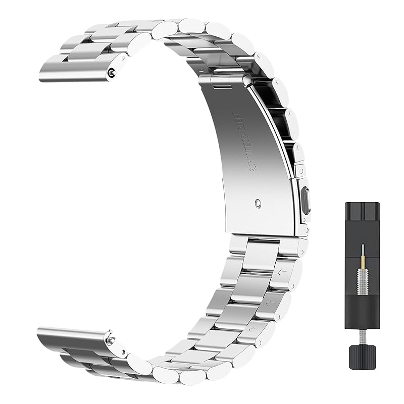 

[Niboow] watch band belt 22mm 20mm band stainless replacement band 22mm 20mm metal band smart watch band watch band quick release Abrasion resistance