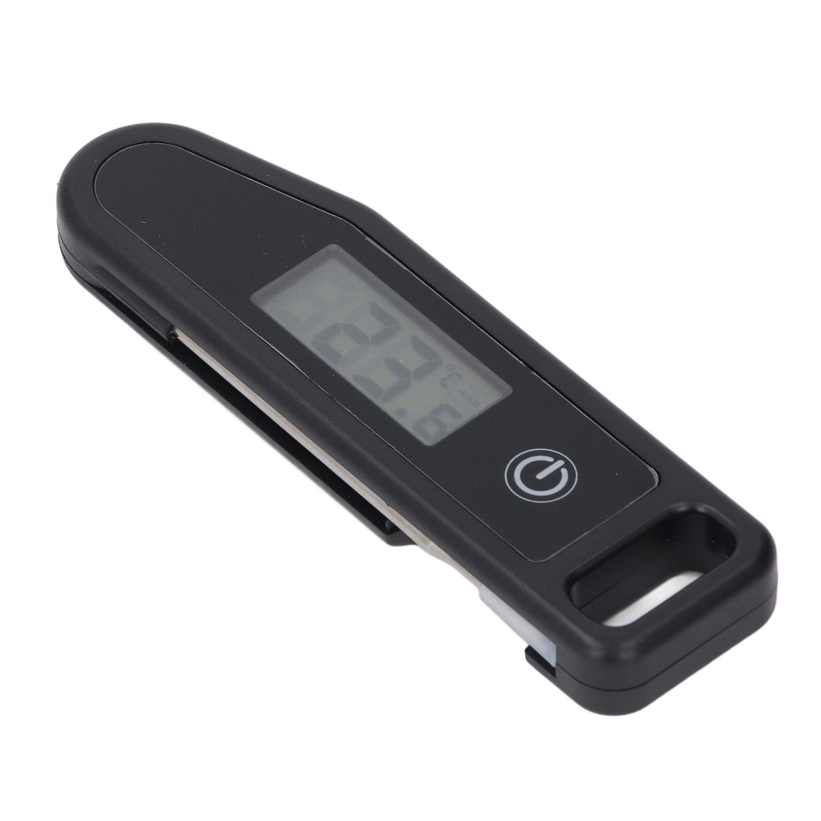 

Цифровой термометр для мяса со складным щупом, водостойкий кухонный термометр, быстрый мгновенный отсчет