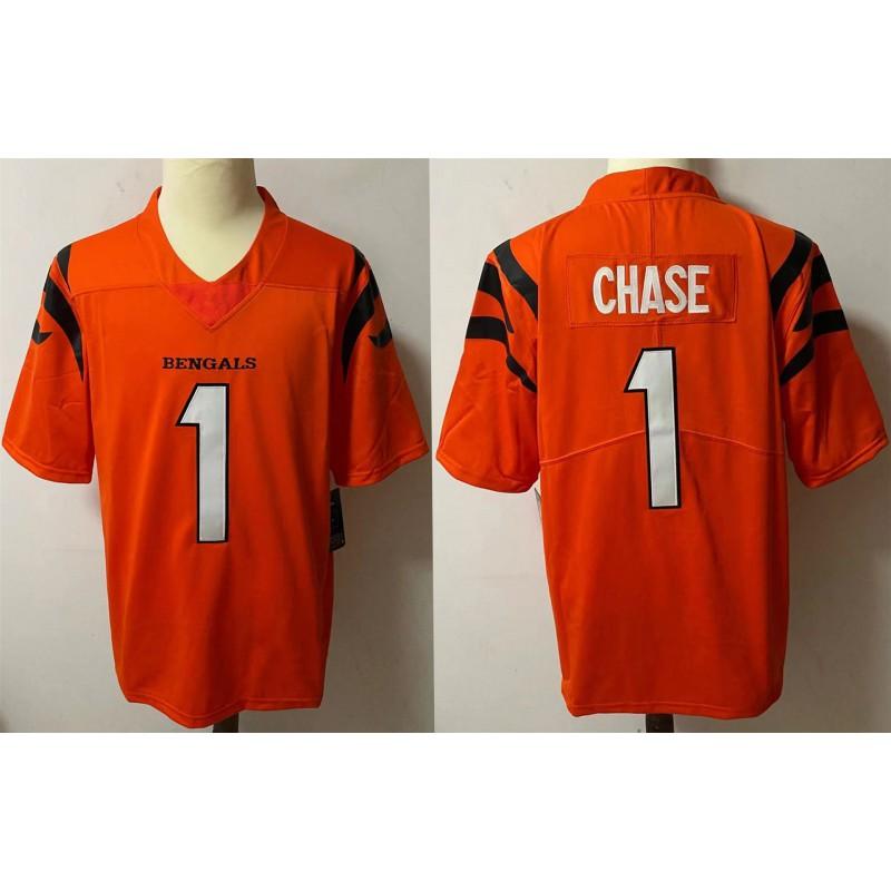 Cincinnati Bengals NFL Football Jersey Men Women V-Neck Short Sleeve Fan Apparel Lightweight Breathable Blend