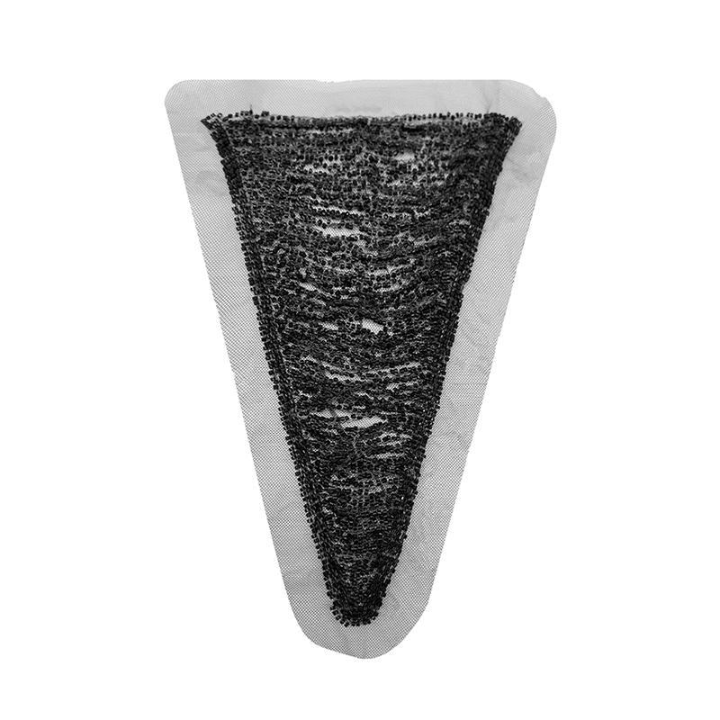 1Pcs Lace Tassel Sequin Patch DIY Sewing Applique Wedding Dress Back Decoration Stage Performance Clothing Coat Accessories