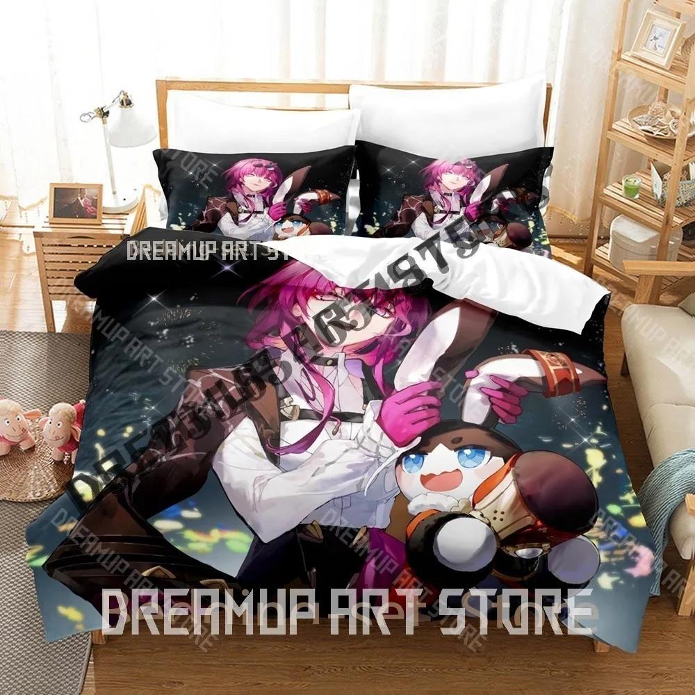 3D Print Honkai Star Rail Kafka Bedding Set Single Twin Full Queen King Size Bed Set Adult Bedroom Duvetcover Sets Anime Bed