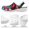 Colorful Printed EVA Clogs Women Men Lightweight Breathable Slip On Garden Shoes for Beach Pool Home Bathroom Summer Wear