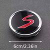 4 Stück 60mm Auto Styling Radnabenabdeckung für Mini Cooper S JCW One R55 R56