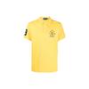 Polo Ralph Lauren SS23 Logo Embroidered Straight Fit Short Sleeve Polo Shirt Men tops Yellow 710900615-004
