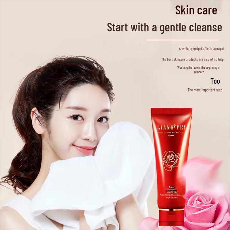 Liangfei Rose Fresh Energy Gentle Cleansing Foam