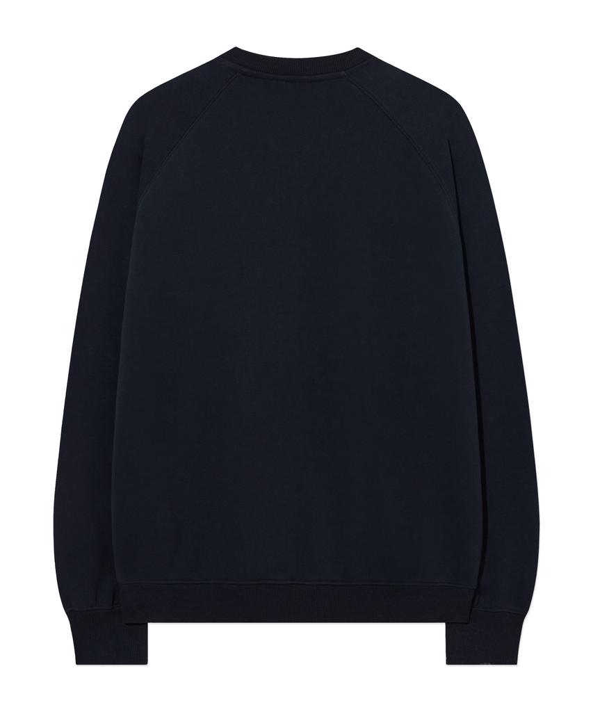 COVERNAT Slogan Graphic Sweatshirt Dark Navy