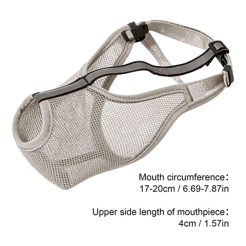 Soft Dog Muzzle Reflective Breathable Soft Mouth Cover Dog Muzzle For Scavenging Barking Biting Licking Chewing Prevention