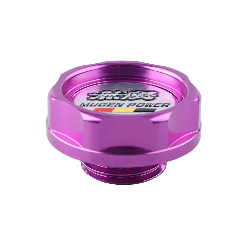 Fit for Honda Civic City Accord CR-V XR-V Vezel Mugen Style Car Engine Oil Cap Aluminum Radiator Fuel Filler Tank Cover