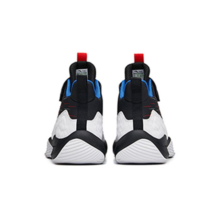 Anta Comfortable Versatile Non-Slip Shock Absorbing Wear-Resistant Casual Shoes Kids Shoes Black White Blue A312141101A-1